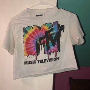 MTV crop tee